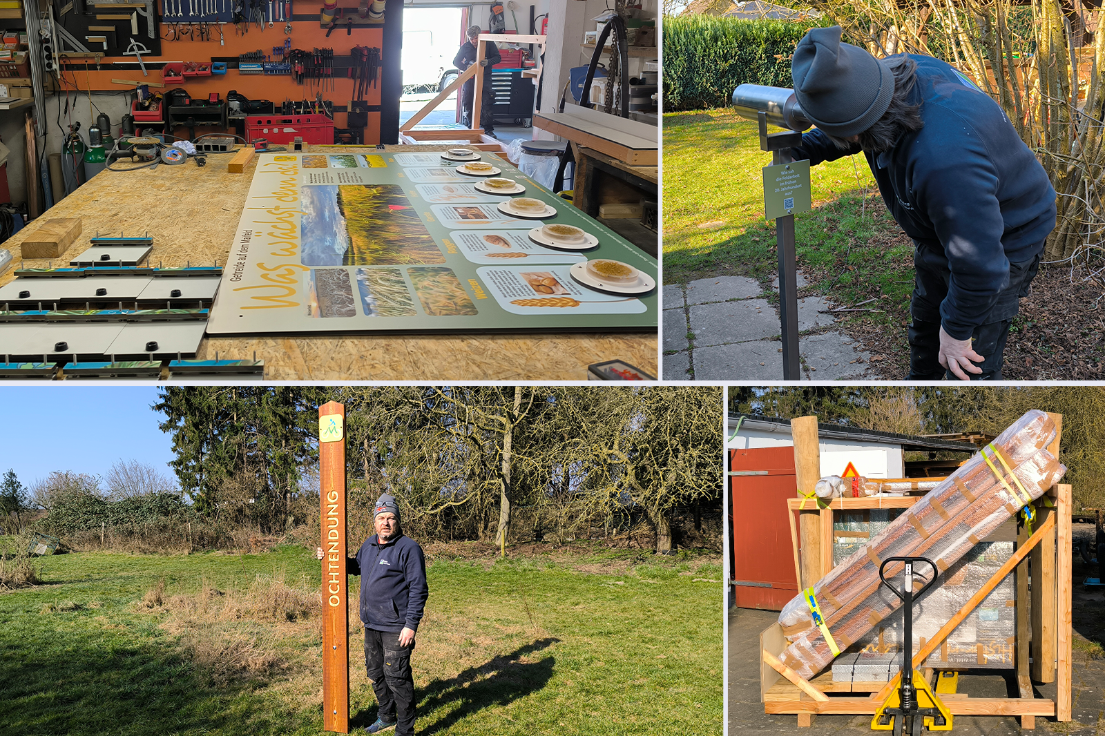Erlebnis-Stationen für den Maifeld-Radweg