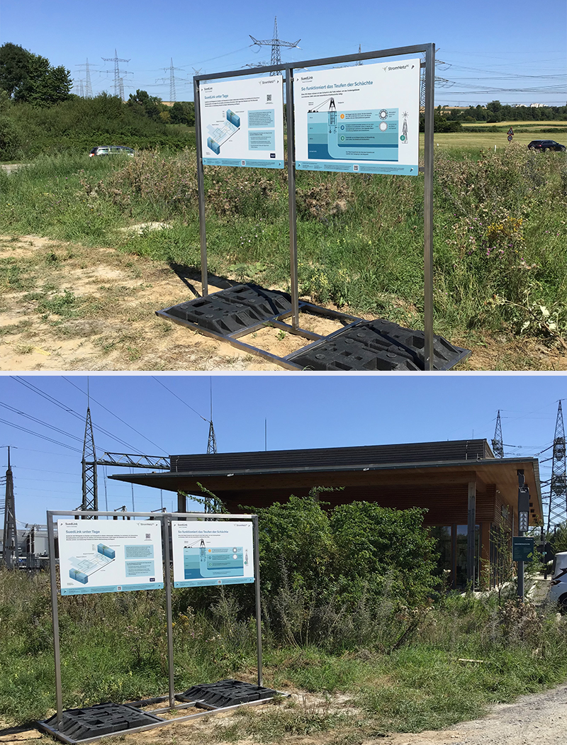 Infotafeln f&uuml;r SuedLink